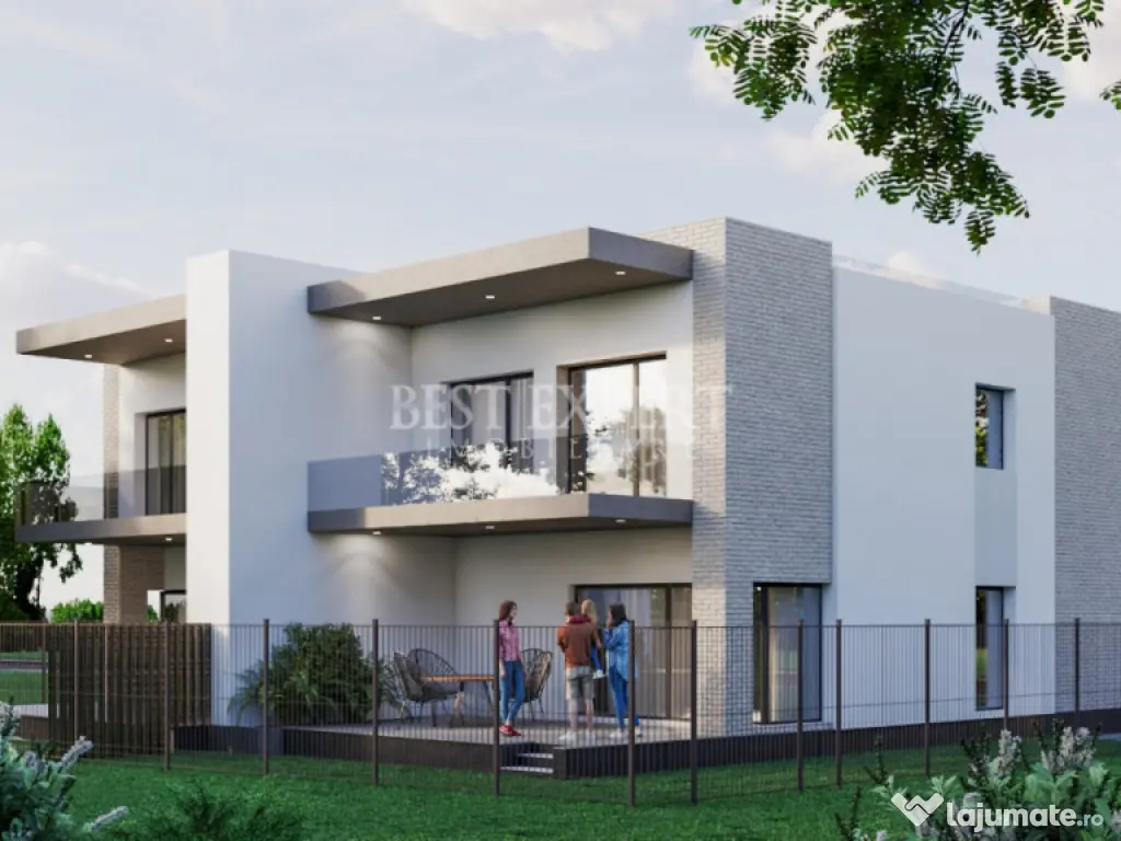 Duplex de vânzare -4 camere, 184 mp utili, curte proprie, 2