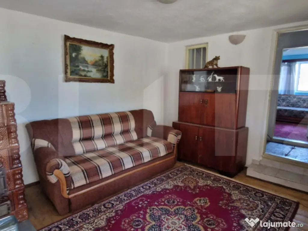 OCAZIE! Casa Ghercesti, 748mp teren intravilan - 12km de Cra