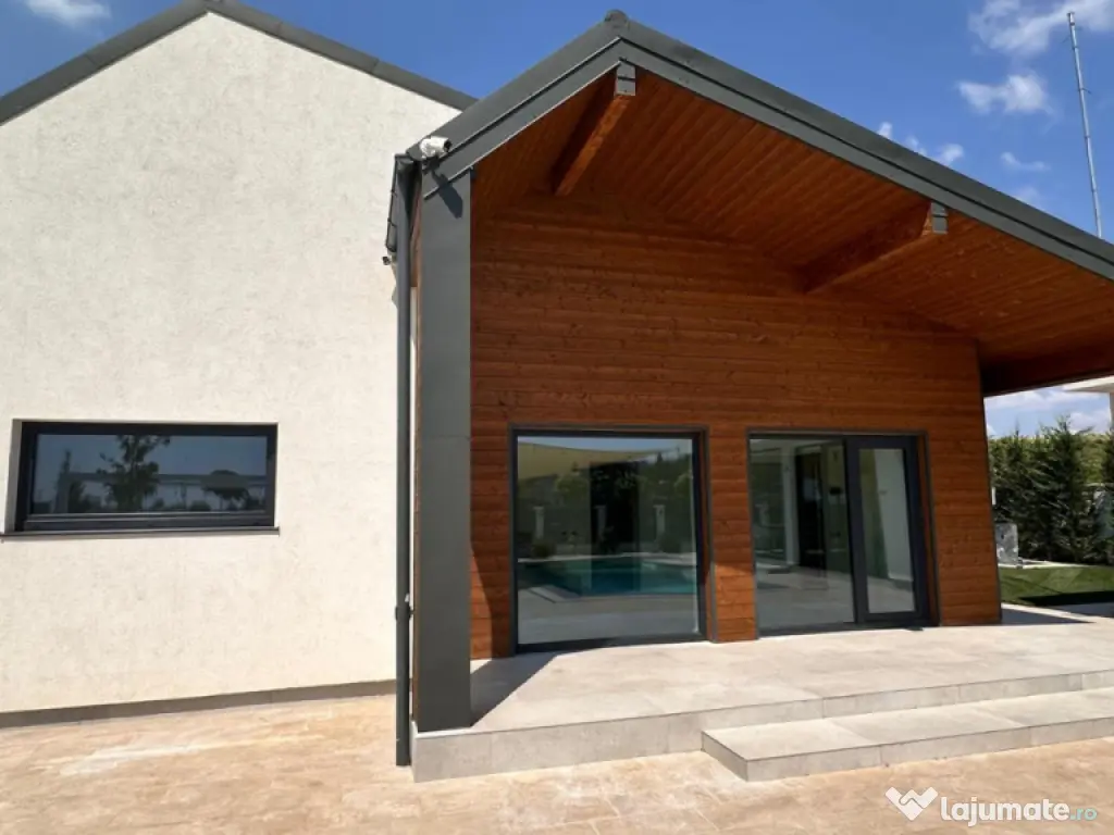 Casă cu piscină, 320 mp, teren 1.120 mp, aproape Mall Ele