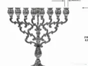 Menóra cu luminari nou