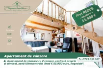 Apartament cu 2 camere, centrală proprie si demisol, zona U