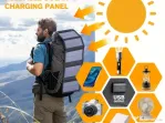Panou solar portabil powerbank panou solar camping telefon