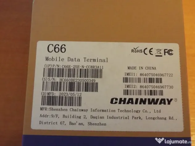 Telefon, terminal inventariere nou