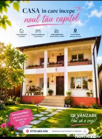 GIURGIU - SE VINDE CASA (5 CAM) COM. ROATA DE JOS