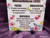 Tablou de piatra personalizata cu poza is text 