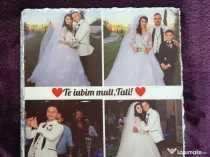 Tablou de piatra personalizata cu poza is text