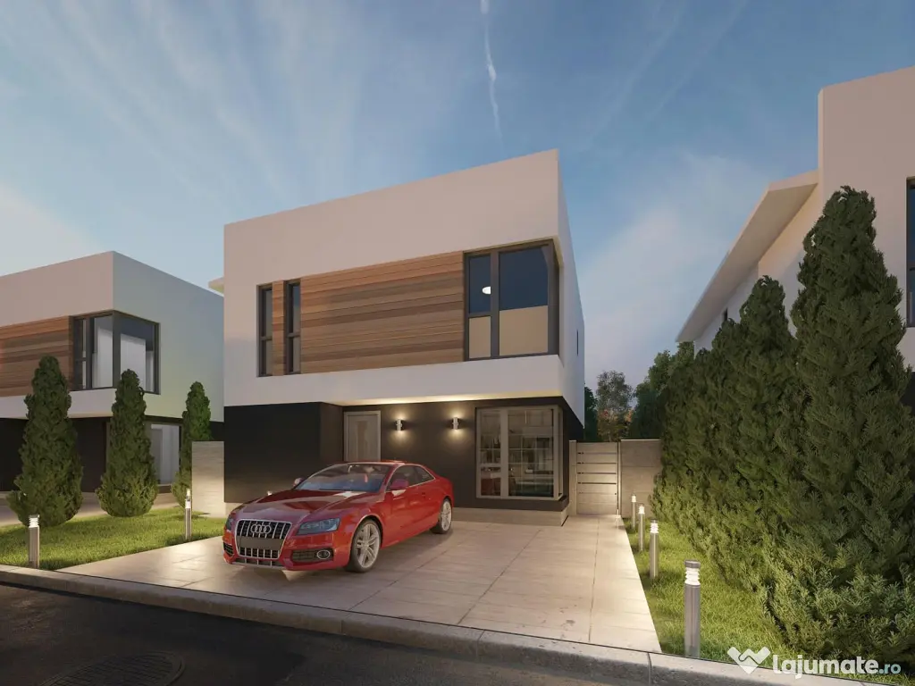 Casă individuală P+1 E, în cel mai exclusivist ansamblu privat Bragadiru