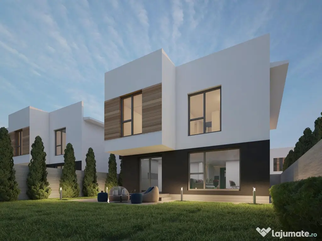 Casă individuală P+1 E, în cel mai exclusivist ansamblu privat Bragadiru