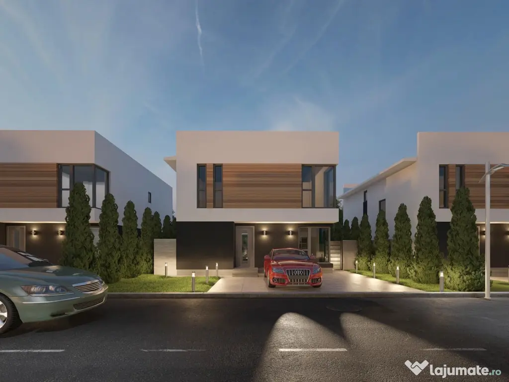 Casă individuală P+1 E, în cel mai exclusivist ansamblu privat Bragadiru