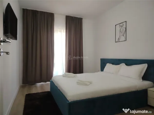 Apartament 2 camere, bloc nou, mobilat si utilat modern