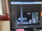 Sistem Home Cinema Panasonic SA-PT465 si CADOU 100 CD uri muzica și filme,multe sigilate 