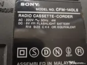 Radio casetofon Sony 