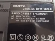 Radio casetofon Sony 