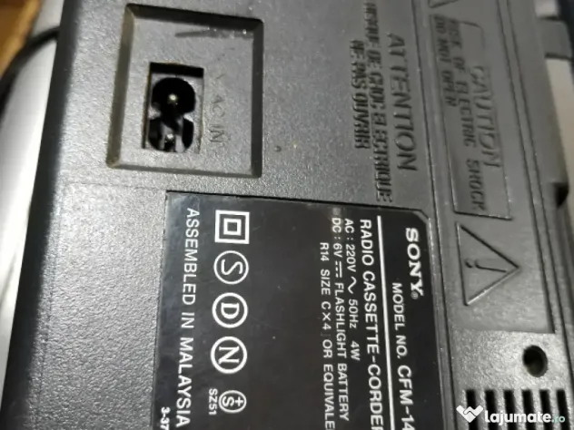 Radio casetofon Sony