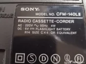Radio casetofon Sony 
