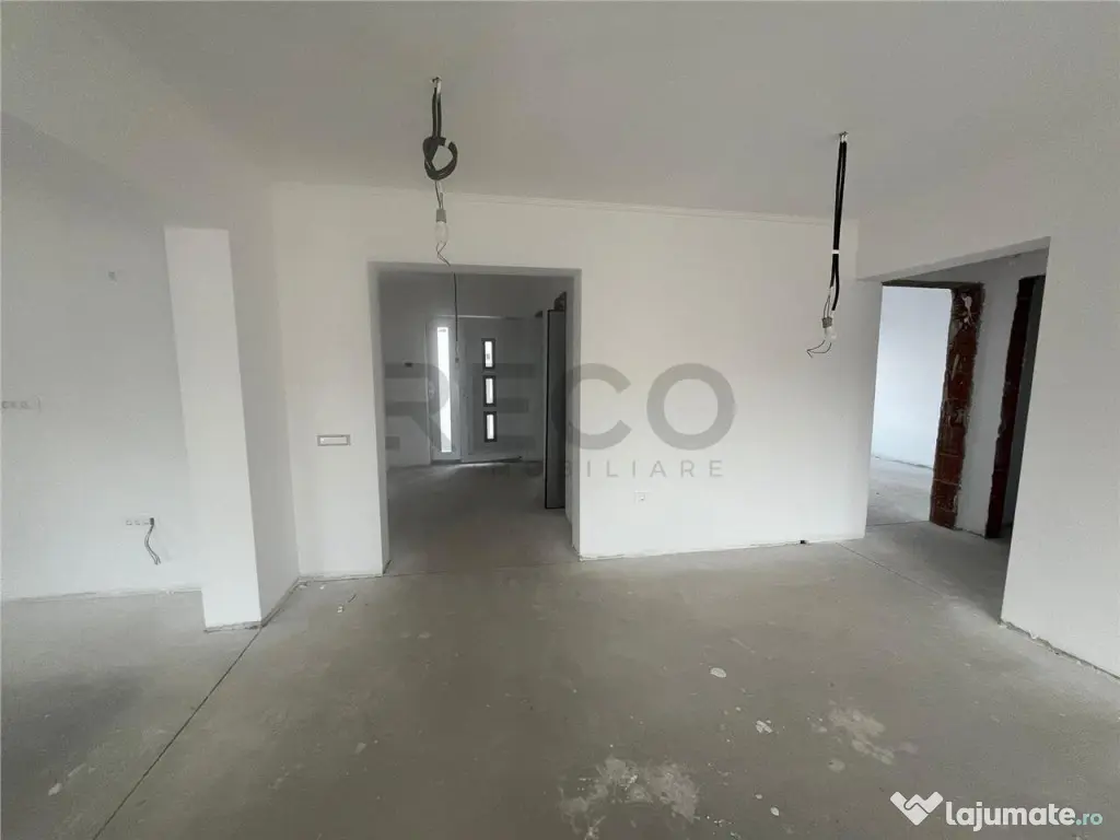 RECO Casa plan parter cu 3 dormitoare-finisata la alb - Pale