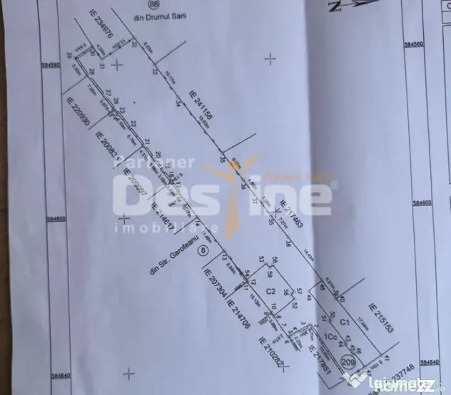 Teren 1553 mp – Oportunitate imobiliară în zonă cu regi
