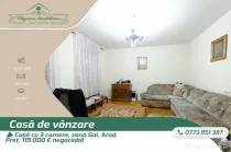 Casă cu 3 camere și teren de 572 m2, zona Gai, Arad