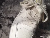 Pantofi dama din piele naturala alba 