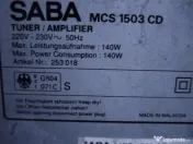 Amplituner Saba mcs 1503 cd piese 