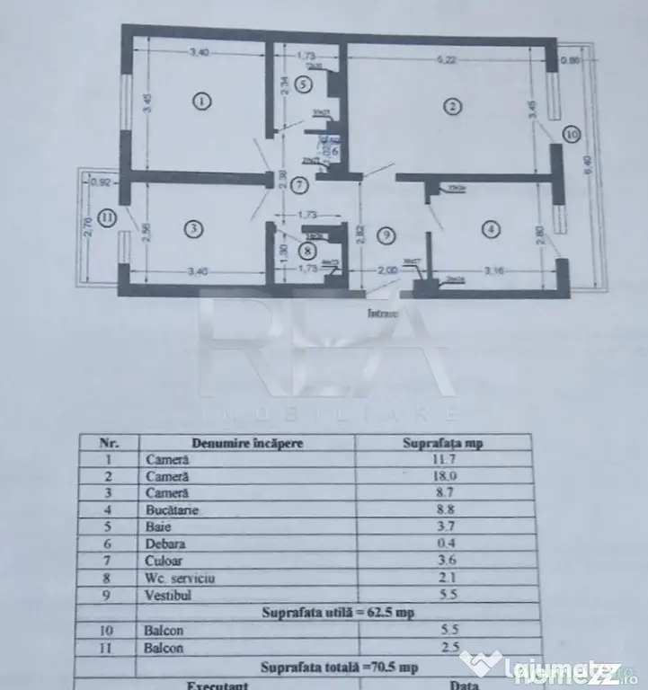 3 camere, decomandat, bloc 1981, anvelopat-Gorjului - Bucuresti (Bucuresti-Ilfov)