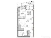 Garsoniera 36 mp cu balcon si parcare finisata la alb zona T 