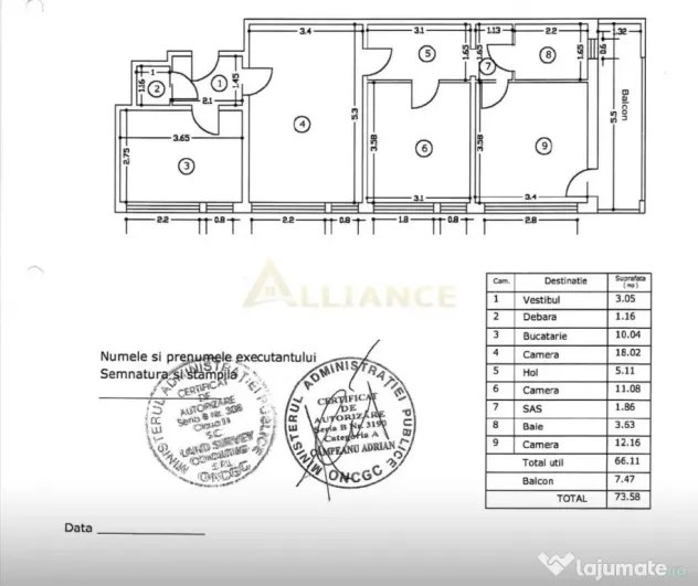 Apartament 3camere Titan-Liviu Rebreanu mobilat #537;i utila