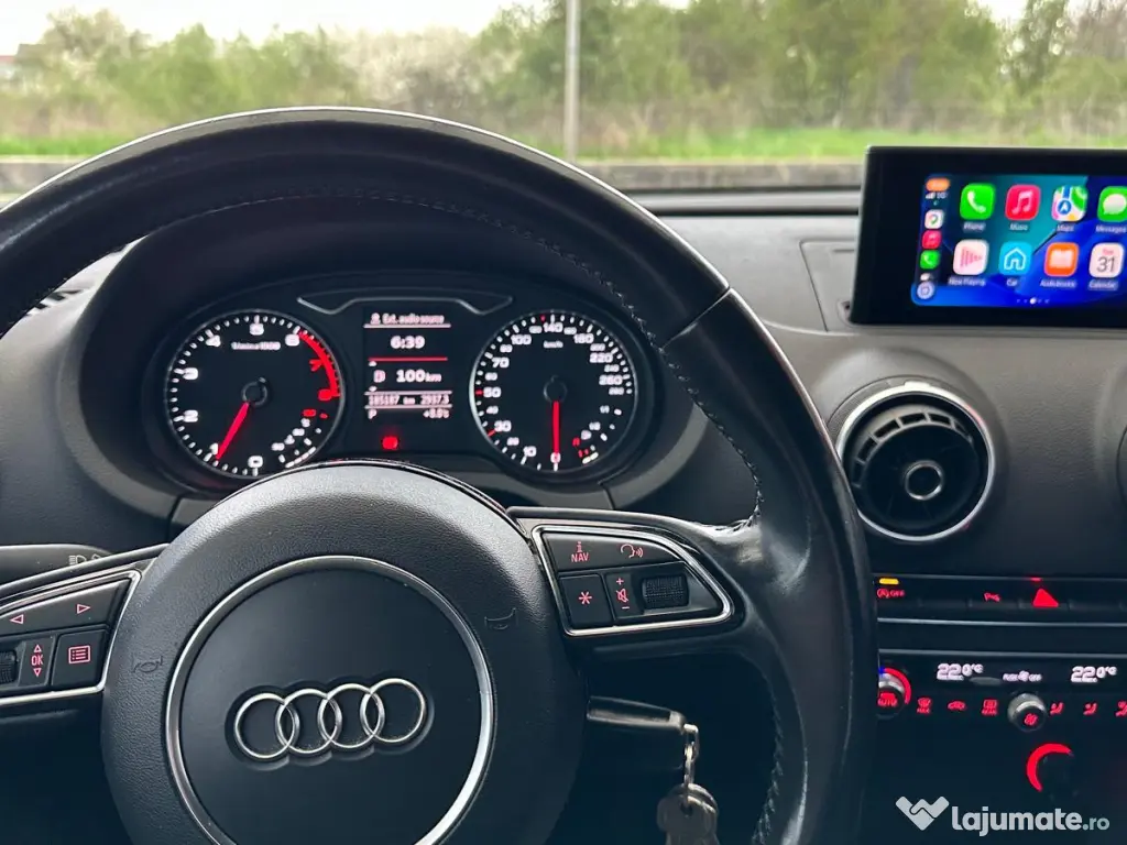 Vând Audi A3 Sportback, an 2014, motorizare 1.8 TFSI 180 CP, cutie automată DSG.