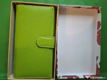 Portofel verde piele