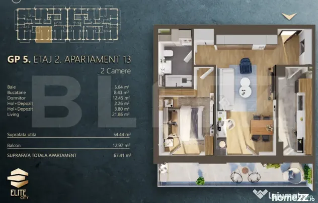 Apartament premium, 2 camere | Finisaje de lux | Elite City - Cluj-Napoca (Cluj)