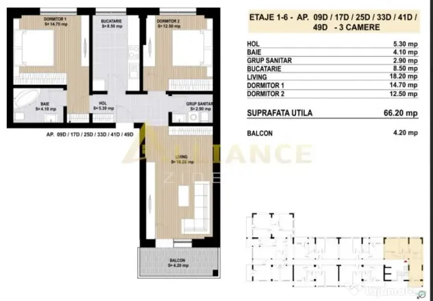 Grand Arena Mall /Apartament cu 3 Cam Decomandat OFERTA