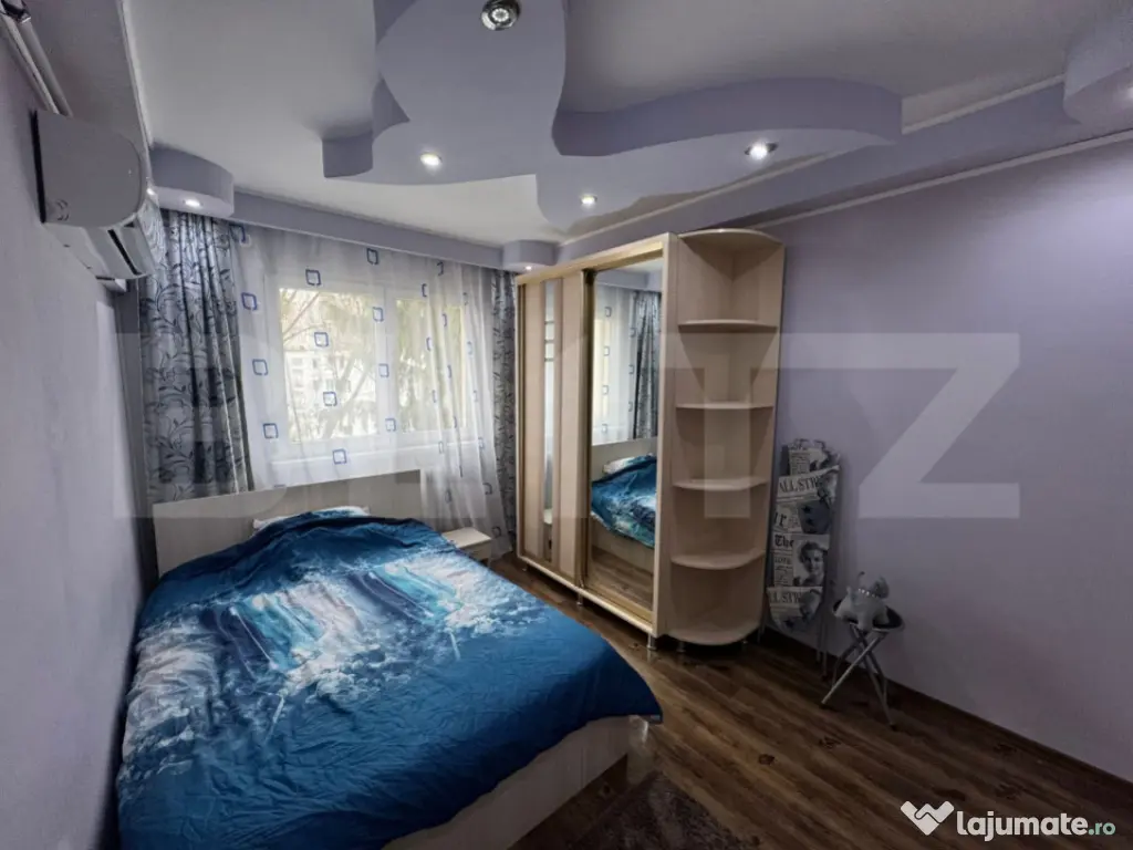 Apartament 2 camere, pet-friendly, semidecomandat, A.C., zon