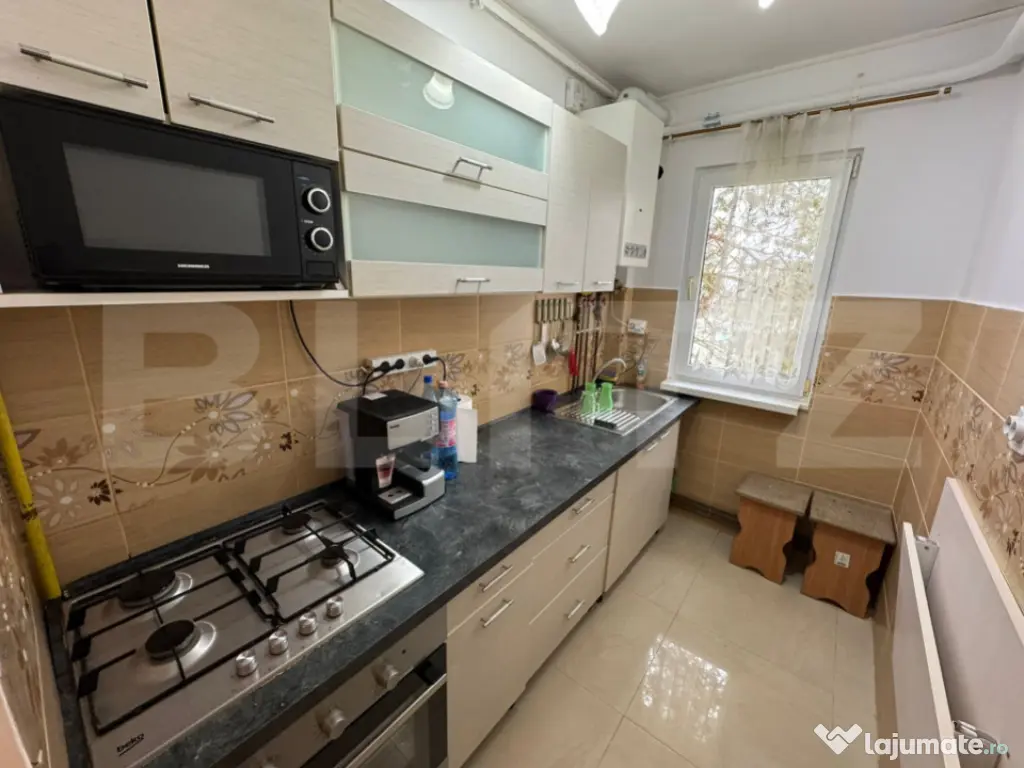 Apartament 2 camere, pet-friendly, semidecomandat, A.C., zon