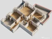 4 camere Piata Romana decomandat, et. 3, an 1980, metrou, 97 