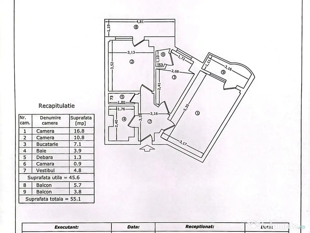 Apartament 2 camere Mosilor / colt cu Stefan cel Mare