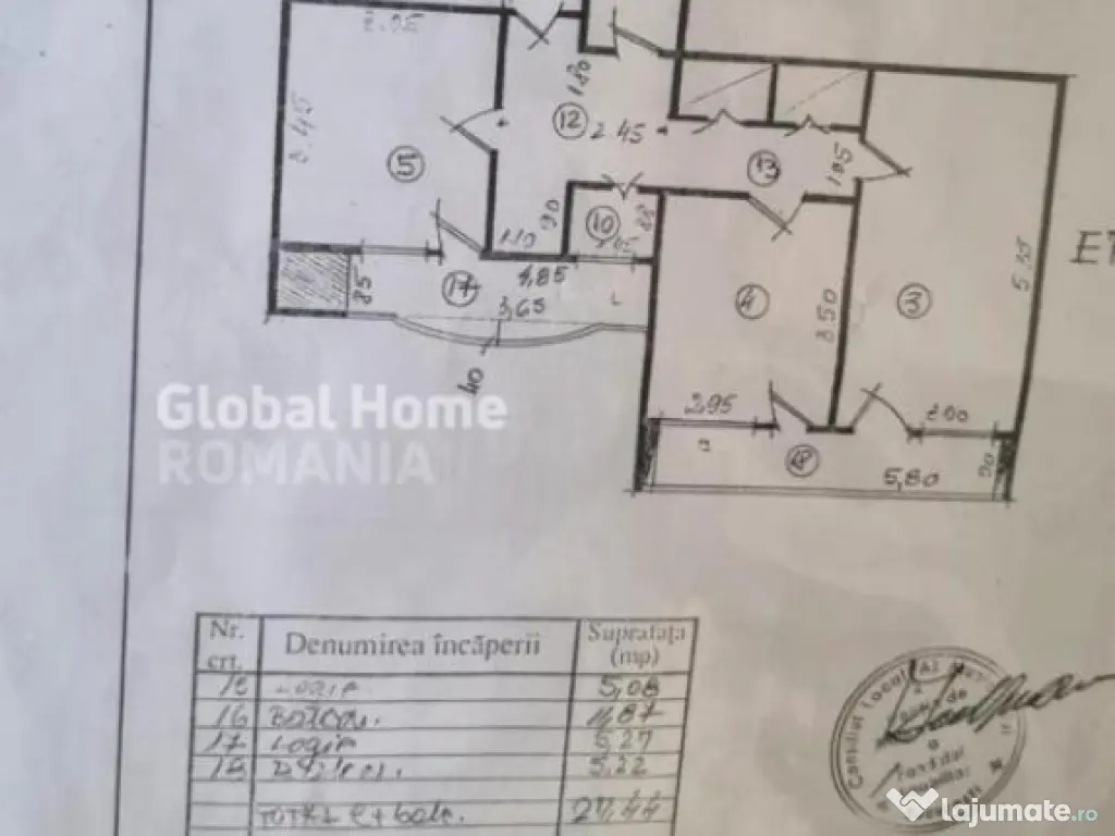 Duplex 5 camere 155mp| Blv Unirii-Tribunal 155MP | Etaje 5-6