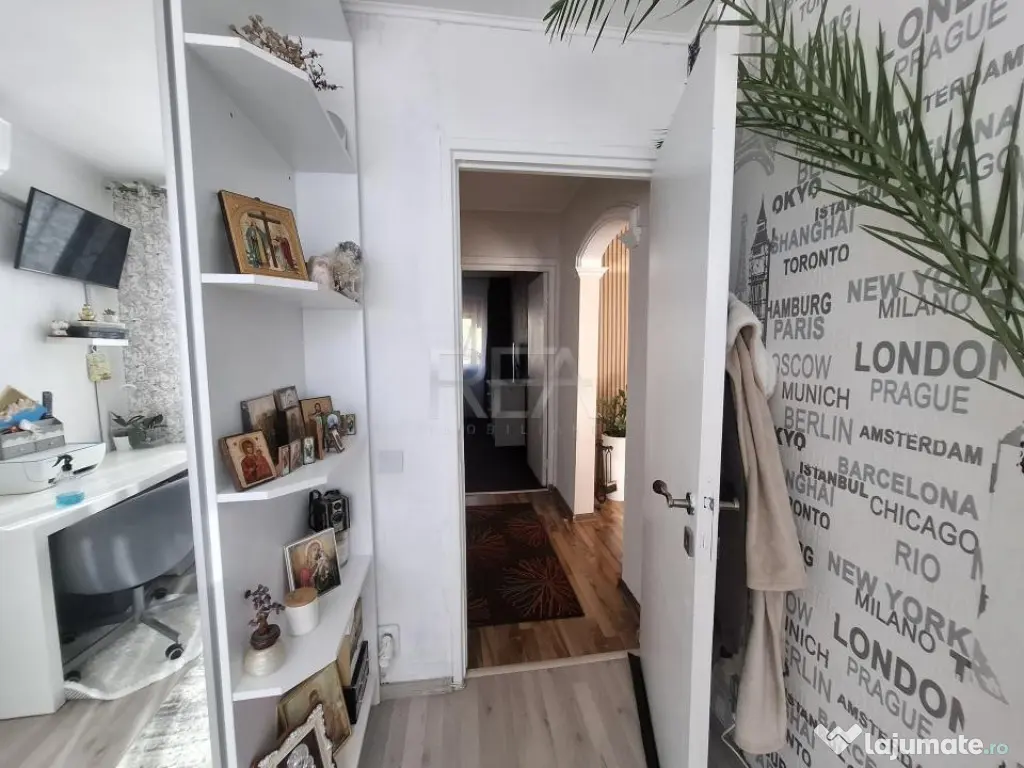 3 camere, et 3/4, renovat -Pacii/Gorjului