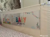 Bariera protectie pat copii, culisanta, ajustabilă pe înălțime 200cm