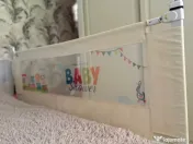 Bariera protectie pat copii, culisanta, ajustabilă pe înălțime 200cm