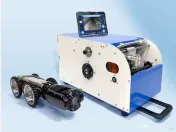 Robot Profesional Inspectie Conducte CCTV 150 m + Raport Panta, Limba Română 