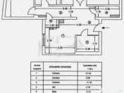 Apartament 3 camere, Romana 