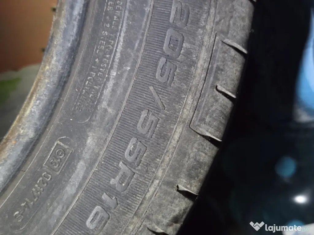 4 Anvelope vară 205/55/16 second-hand, 2 DUNLOP sport blue response, 2 FULDA sport control