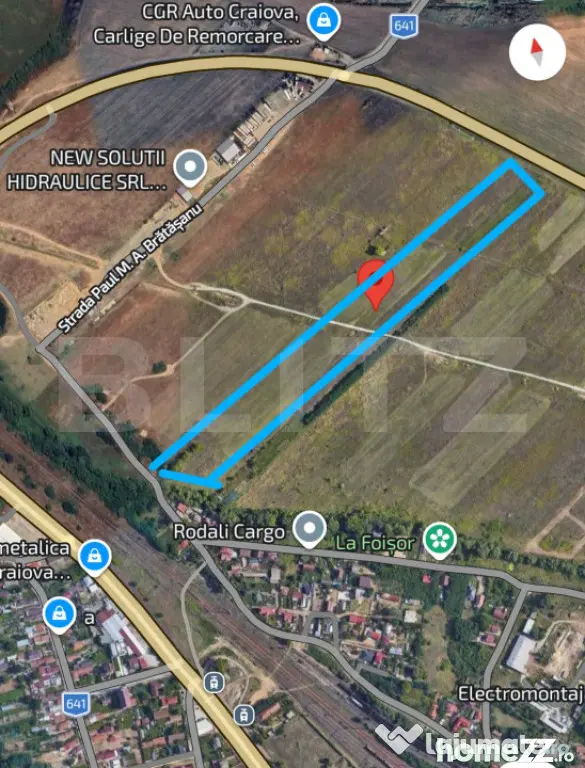 Teren intravilan industrial, Centura de Nord, 2.1 ha, deschi - Craiova (Dolj)