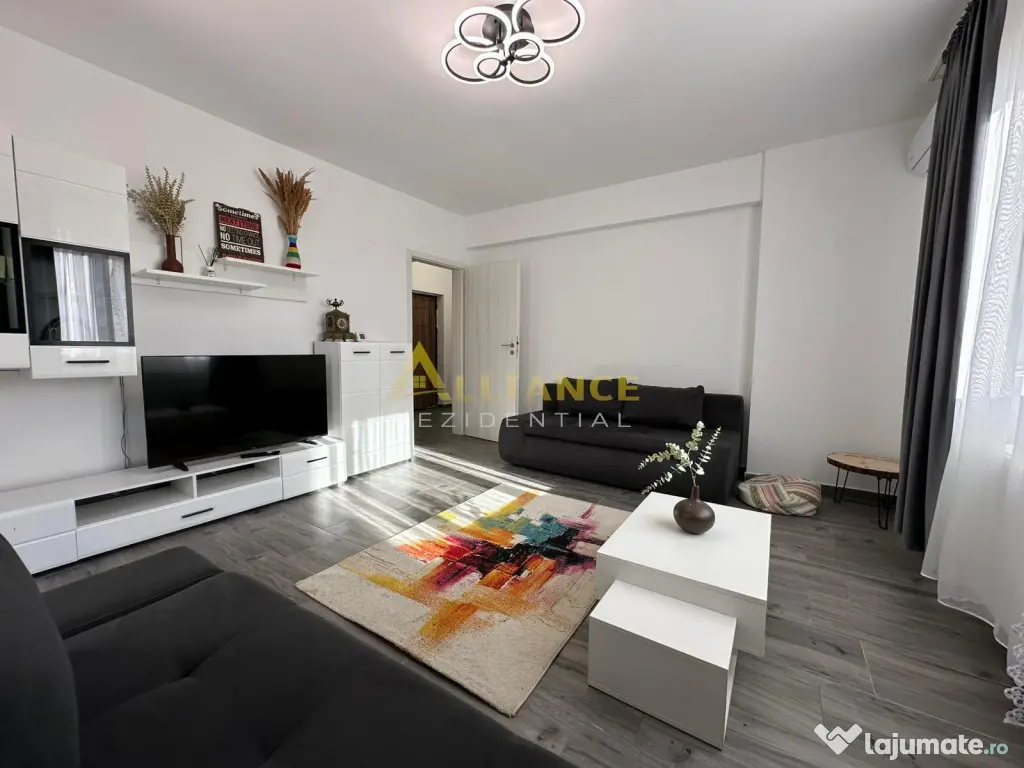 Apartament 2 camere decomandat gradina 50mp - Mobilat/Util