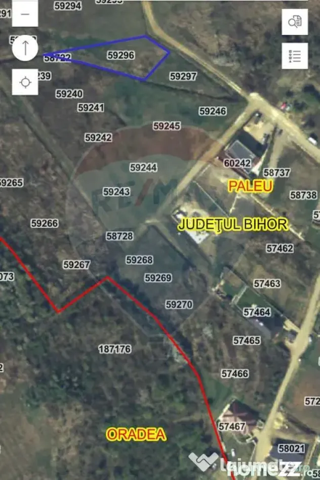 Vânzare teren intravilan 1,200mp Oradea, zona Doja - Han...