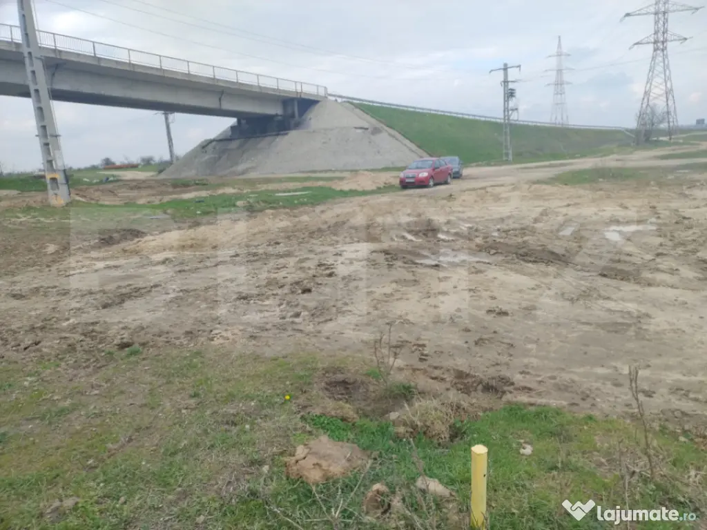 Teren extravilan, 2174 mp, 26.5m deschidere, Centura de Nord