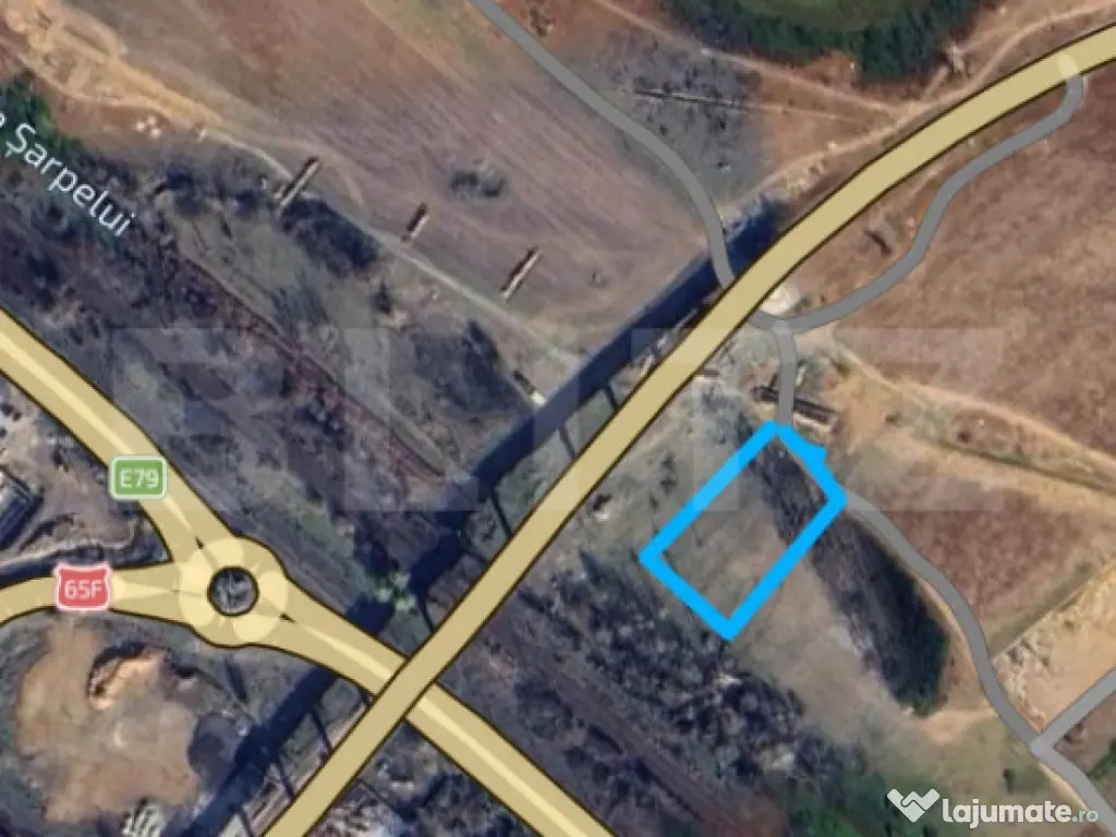 Teren extravilan, 2174 mp, 26.5m deschidere, Centura de Nord