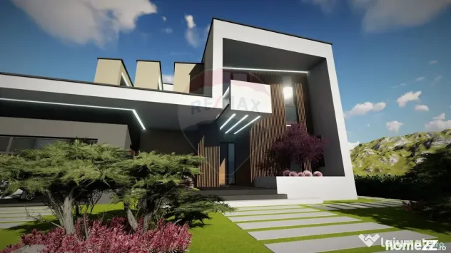 Vilă cu 3 camere, la roșu | Proiect modern – Poiana C...