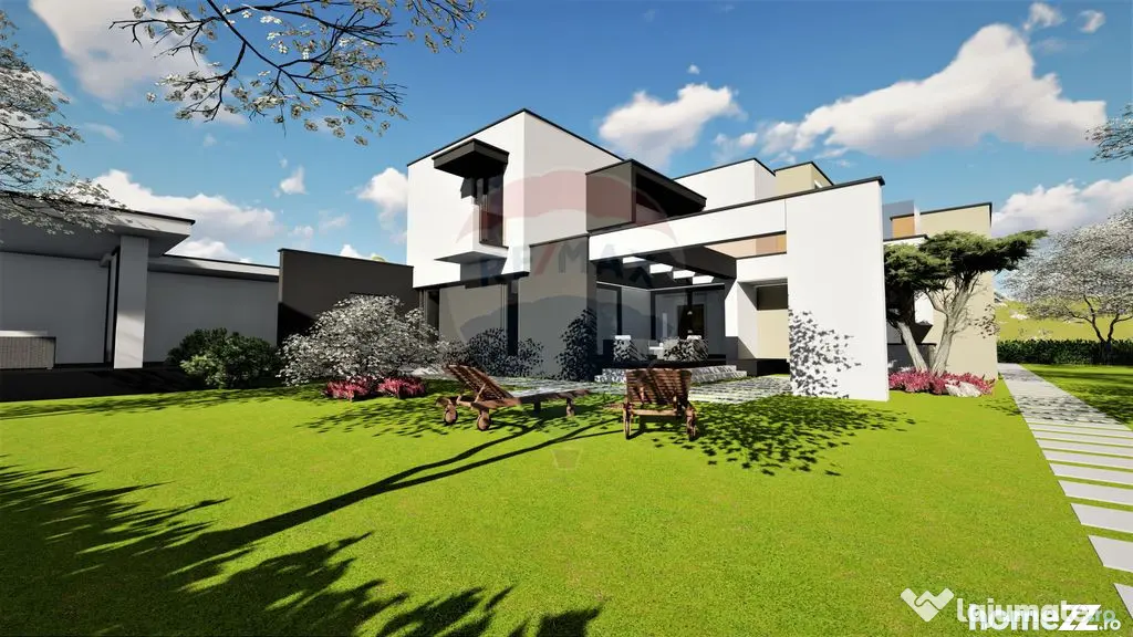 Vilă cu 3 camere, la roșu | Proiect modern – Poiana C...