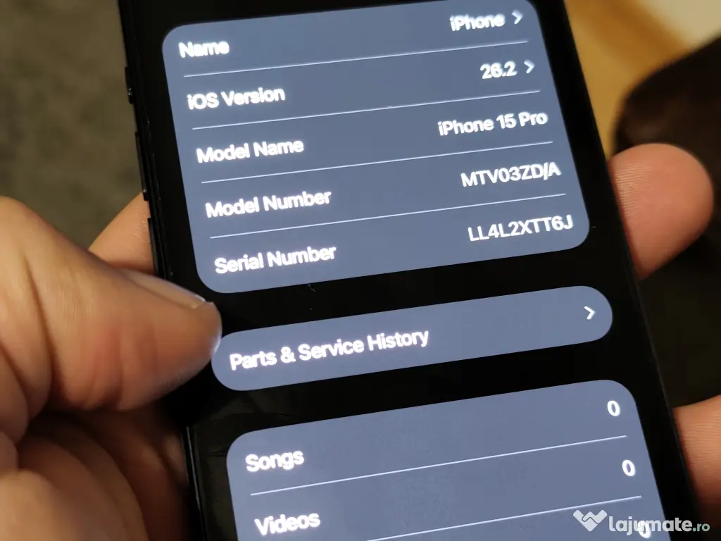 iPhone 15 Pro, 128 gb , 100% baterie